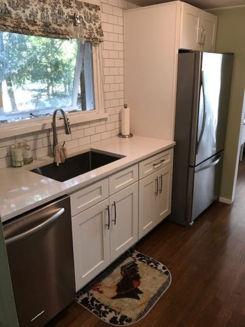 Kitchen sink and dishwasher