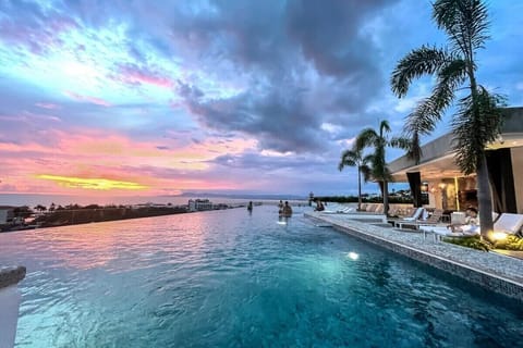 View of Sunset from Rooftop Pool