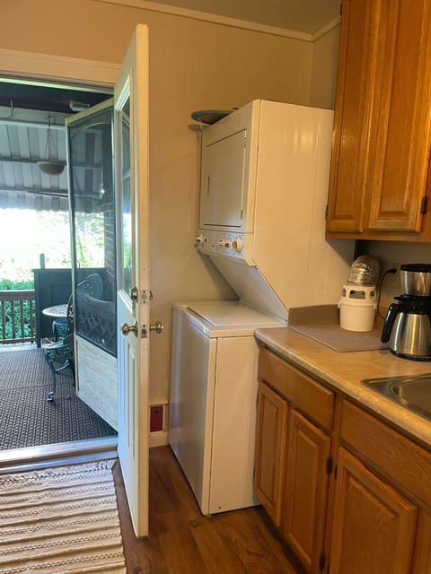 Washer and dryer for bikers/longer stays
