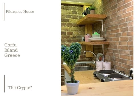 Rock corner House in Corfu