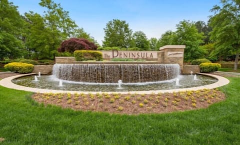 Your Welcome Fountain into the gated community 