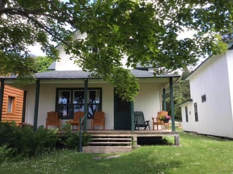Porch views of Marquette Cottage