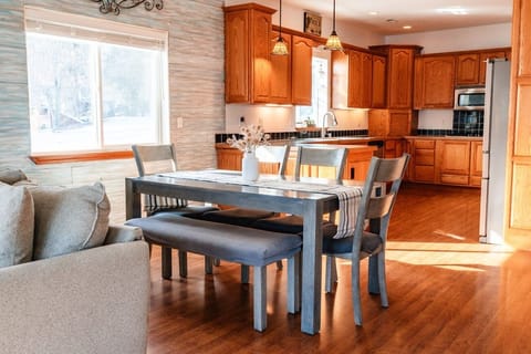 Dining room looking towards the kitchen