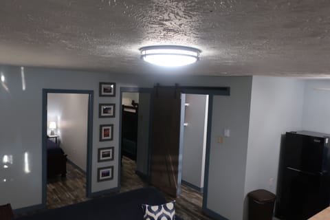 Entries to bedrooms and bathroom from main space. Aug ‘21