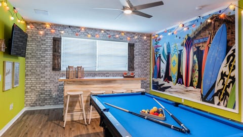 Billiards Room Upstairs
Pool Table
Has AC