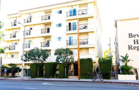 Outside building (adjacent to Beverly Hills Regency)
