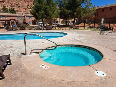 Enjoy a soak after a long day of hiking