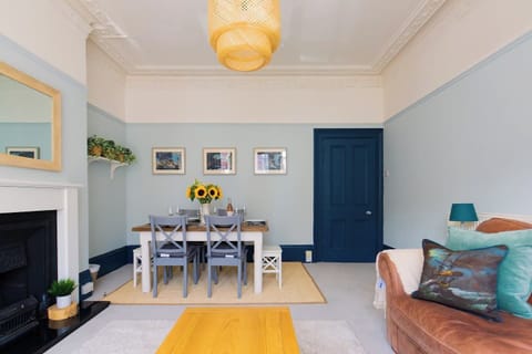 Dining Area: Enjoy delightful meals under a chic pendant light in this stylish space!