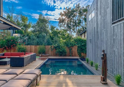 Outdoor living at it's best - Pool, bocce, outdoor living and pizza oven/kitchen