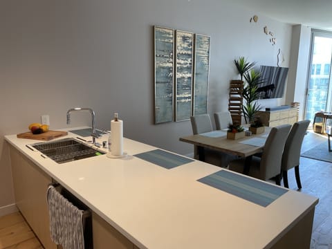Kitchen, looking into Dining Table