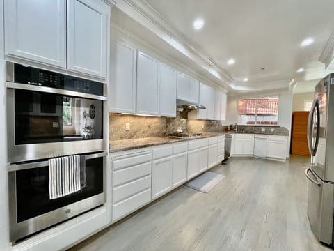 Kitchen with new double ovens