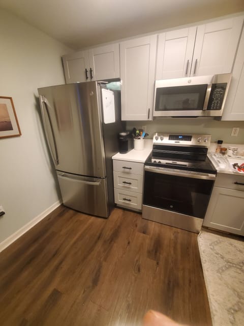 New floors, appliances, countertops & cabinets.