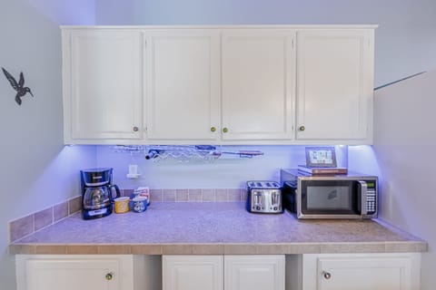 Coffee center, marshmallow and hot dog forks!