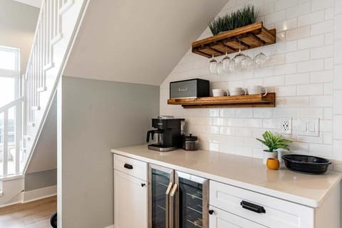 Wine Cooler and Coffee Bar