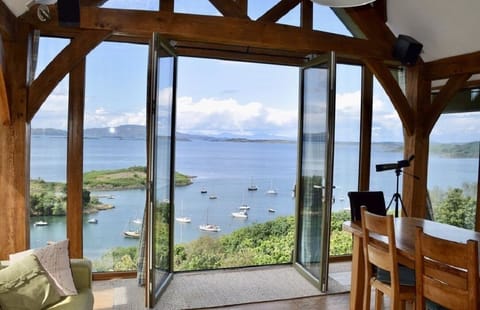 the public rooms, dining room, lounge and sunroom share outstanding Loch views