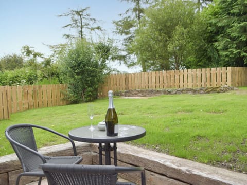 Patio | Llain Cottage, Cross Inn