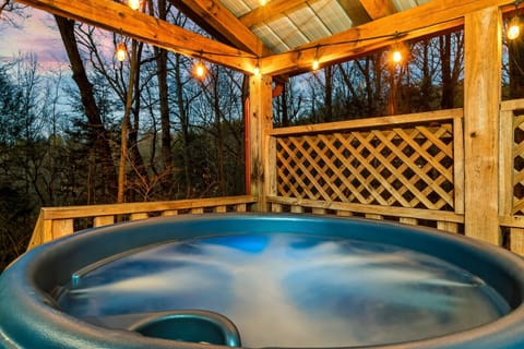 Soak under the stars after a day exploring the Smokies