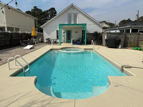 The gem of the property! Private pool with in water seating! Pool heating is available for an extra charge.