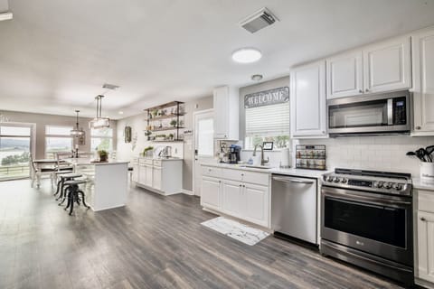 Kitchen + lower patio access