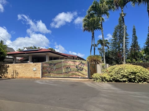 Street view of home. Fully gated for privacy.