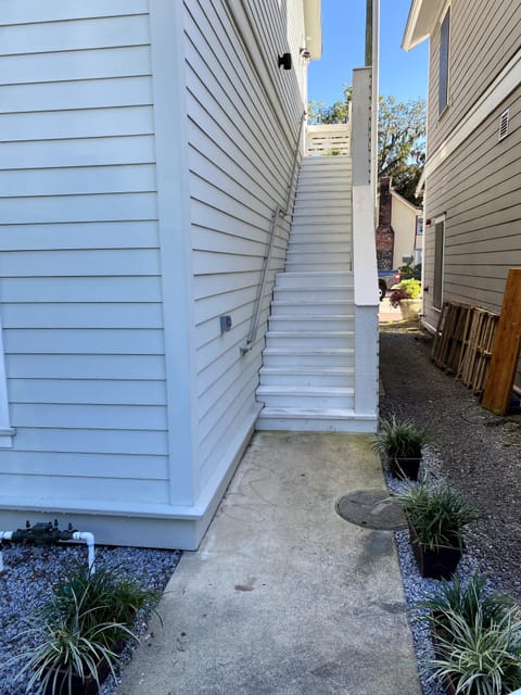 Exterior Steps to the Property