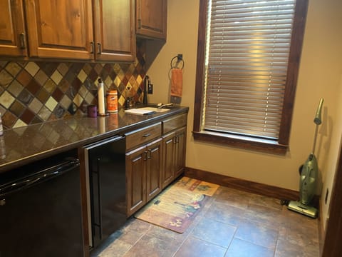 Upstairs kitchenette complete with mini fridge
