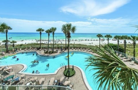 Beachfront pool