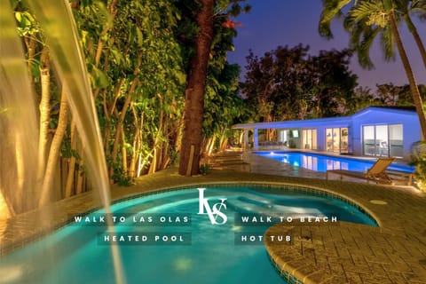 Truly one of kind resort-style property  Oversized Hot Tub, Oversized Pool, Putting Green, Outdoor Entertainment Area, BBQ Kitchen, 8 Lounge Chairs & lots of Seating.  Over 13,000 SqFt Gated Property located in the heart of Ft. Lauderdale off A1A.