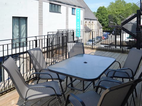 Watch the world go by from the balcony | Bank Apartment 1, Dartmouth