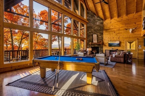 "The pool table on the main level was a hit with the group." - Marlon & Belle