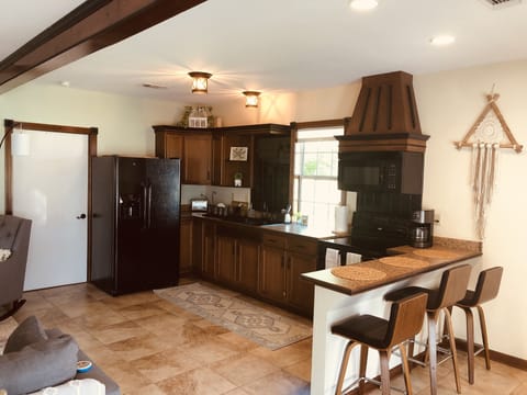 Gourmet Kitchen, fully furnished with all you need to cook your meals