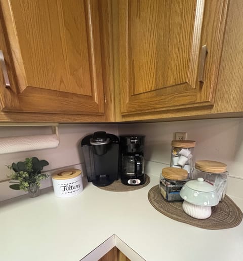 Coffee, tea and hot chocolate bar.