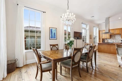 Dining Table Sits Six