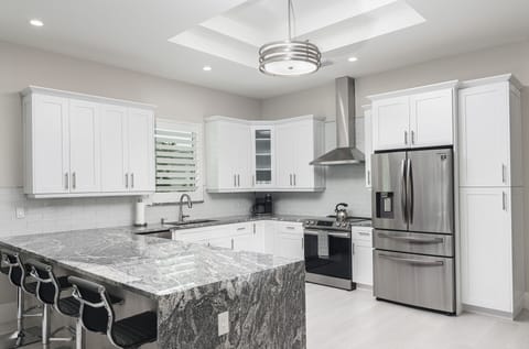 upscale Kitchen fully stocked