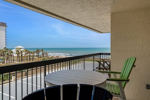 Welcome to The Ormondy B2, an oceanfront condo located on the peaceful no-drive sands of Ormond Beach—your perfect beachside getaway
