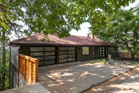 2-car garage and 2-car driveway at front of the house