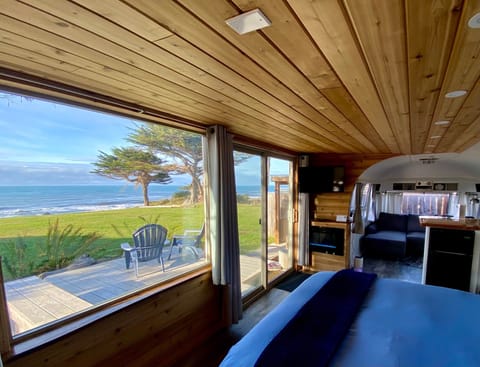 A bed with a view