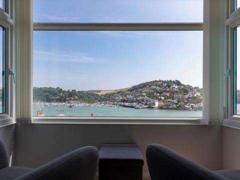 Far reaching views from the living room | The Mews, Dartmouth