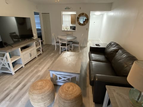 Cozy living room with 60 inch tv and all new furniture 