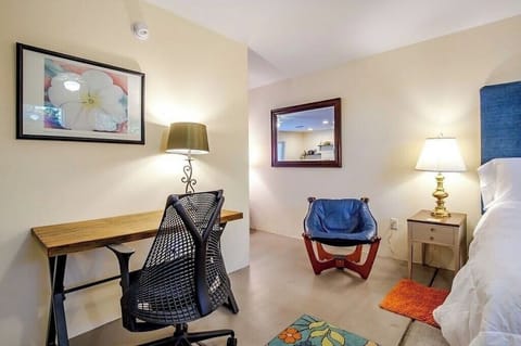 Workstation with Herman Mueller office chair for comfort.