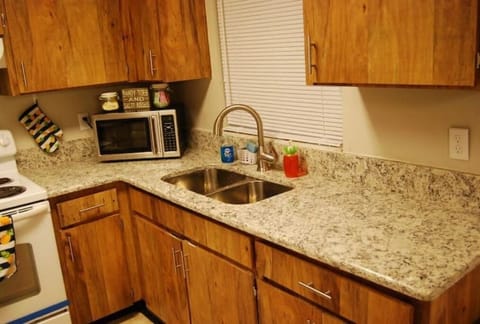 Plenty of counter space to prepare meals for hungry friends or family members. 