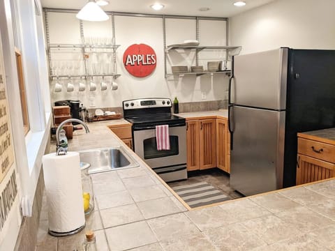 We provide all basic cooking tools, dishes, and utensils. 