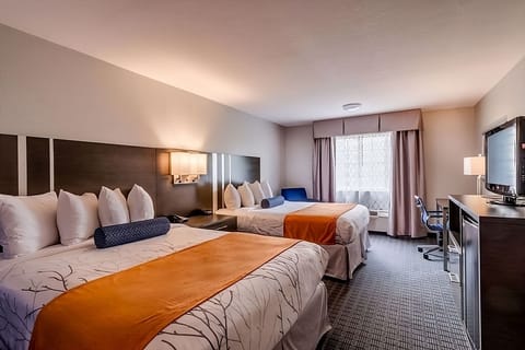 Stretch out with two comfortable beds for easy, restful nights.