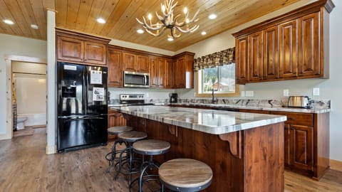 Kitchen of The Yellowstone Hideaway in Island Park