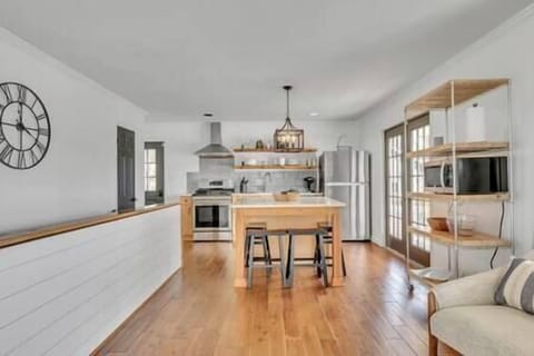 Plenty of room in the kitchen for cooking and eating