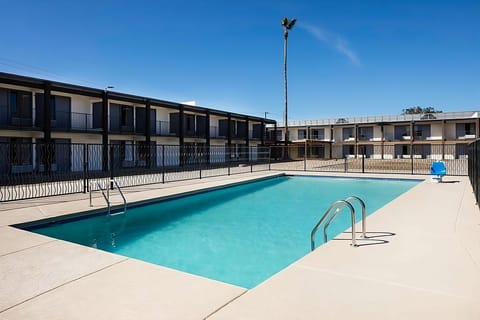 Cool off with an easy, open swim in peace.