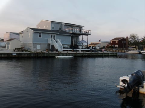 Water side of the home.