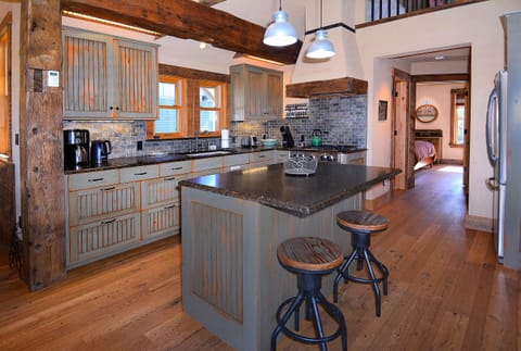 Fully stocked kitchen