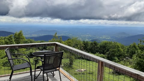The awesome view from your deck at 3100 feet above sea level
