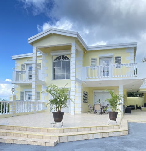 Front view of the home